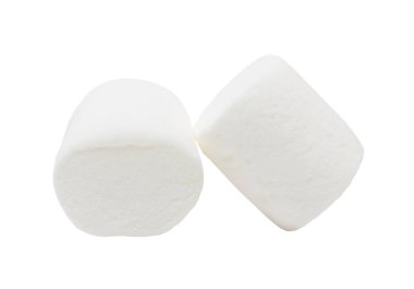 Beyaz arkaplanda izole edilmiş şekerlemeler