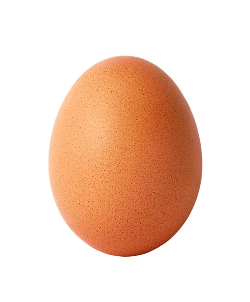 Uovo di pollo isolato su sfondo bianco — Foto Stock