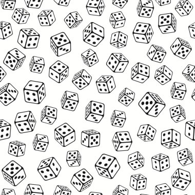  Zar küpler sorunsuz desen. Casino kumar geçmişi. Vektör 