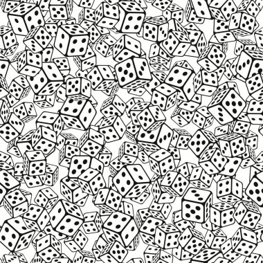  Zar küpler sorunsuz desen. Casino kumar geçmişi. Vektör 