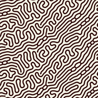 Karmaşık, pürüzsüz desen. Maze soyut organik arka plan. Vektör illüstrasyonu.
