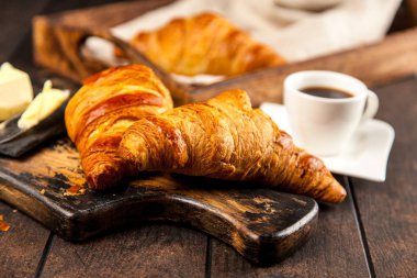 Taze tereyağı kruvasan