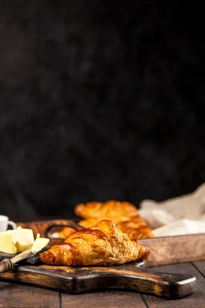 Croissants de mantequilla fresca — Foto de Stock