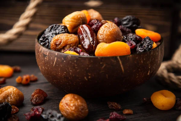 A mix of dried fruit — Stock Photo, Image