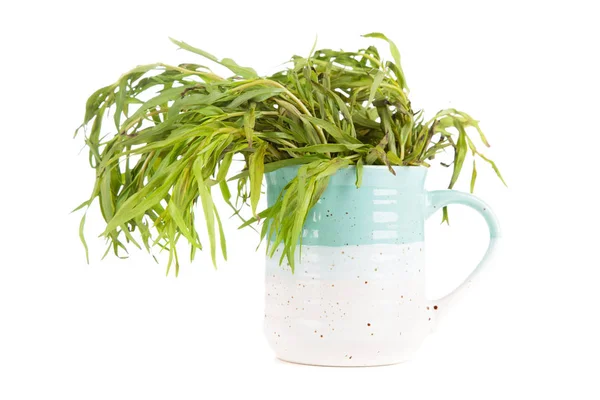 Fresh tarragon leaves — Stock Photo, Image