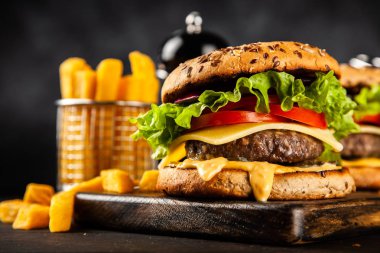 Lezzetli ızgara Burger