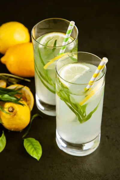 Estragon Limonade Getränk — Stockfoto
