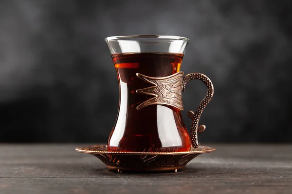 Türkischer Tee im Glas — Stockfoto