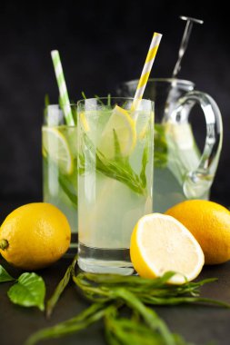 Tarhun limonata içmek