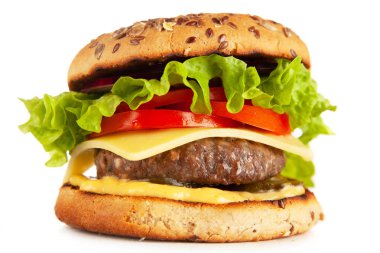 Lezzetli ızgara Burger