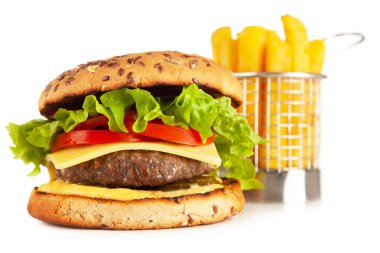 Lezzetli ızgara Burger