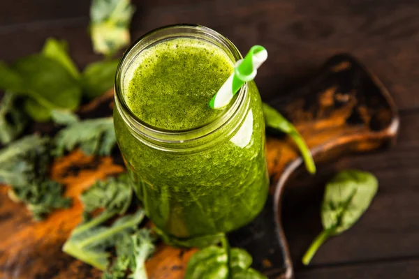 Frullato di spinaci e cavoli — Foto Stock