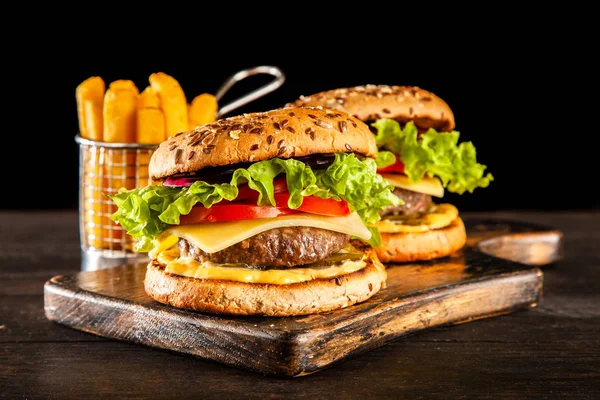 맛 있는 구운된 햄버거 — 스톡 사진