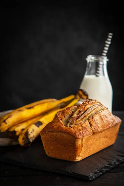 Pan de plátano casero — Foto de Stock