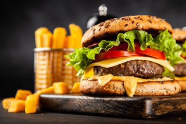 Lezzetli ızgara Burger