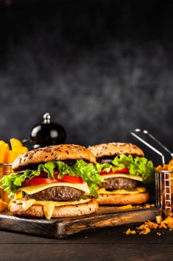 Lezzetli ızgara Burger