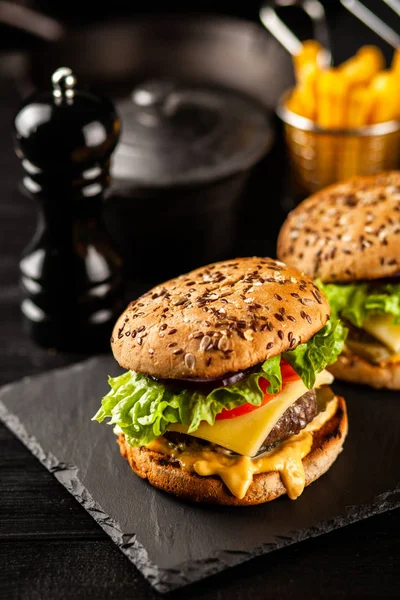 Lezzetli ızgara Burger