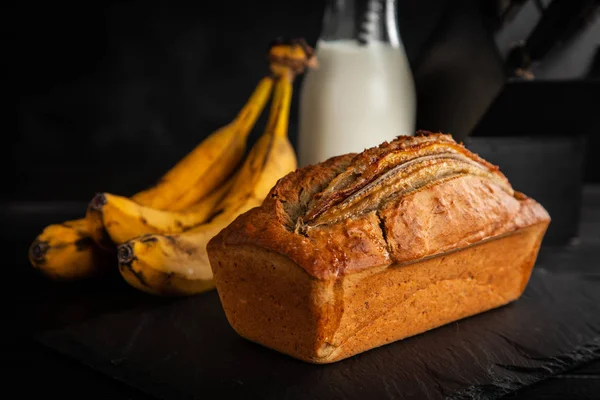 Ev yapımı muz ekmeği — Stok fotoğraf