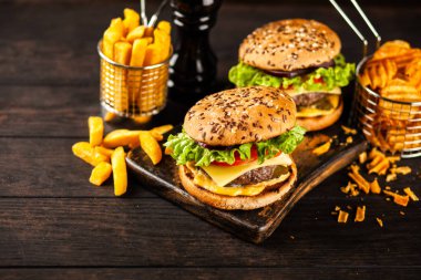 Lezzetli ızgara Burger