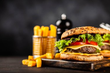 Lezzetli ızgara Burger