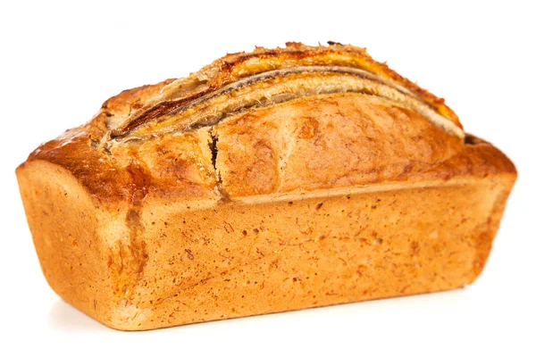 Zelfgemaakte banaanbrood — Stockfoto