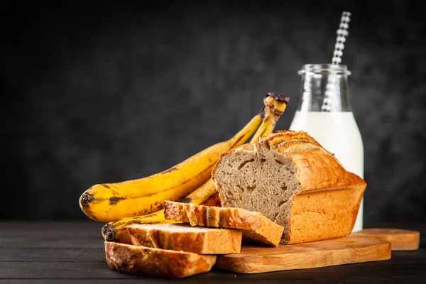 Pan de plátano casero — Foto de Stock