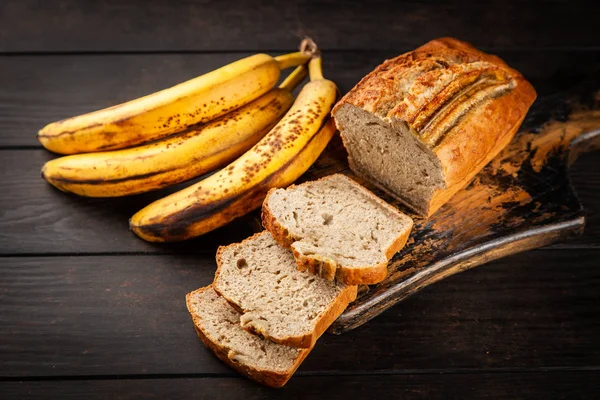 Pane di banana fatto in casa — Foto Stock