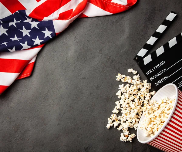 Full popcorn bucket — Stock Photo, Image