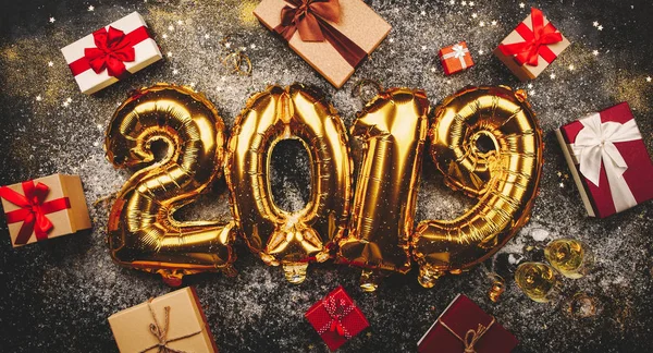 Feliz Año Nuevo 2019 —  Fotos de Stock