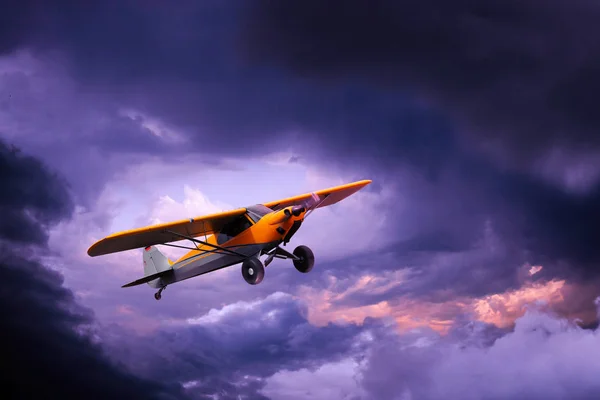 Small private airplane — Stock Photo, Image