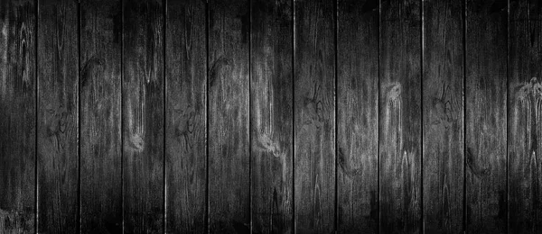 Black wood background — Stock Photo, Image