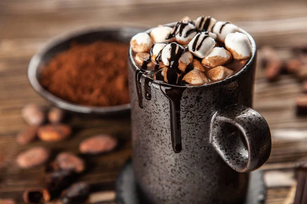 Tazza di cioccolata calda — Foto Stock