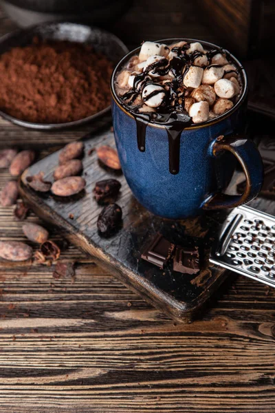Kopje warme chocolademelk — Stockfoto