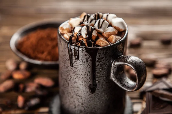 Tasse heiße Schokolade — Stockfoto