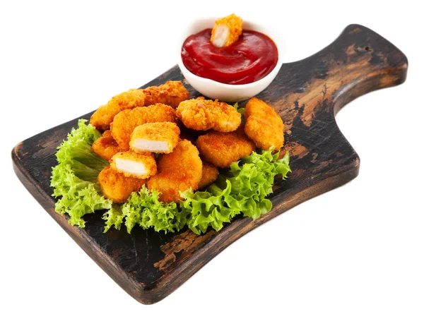 Crispy chicken nuggets — Stock Photo, Image