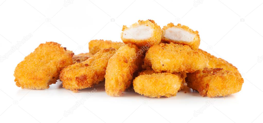 Crispy chicken nuggets