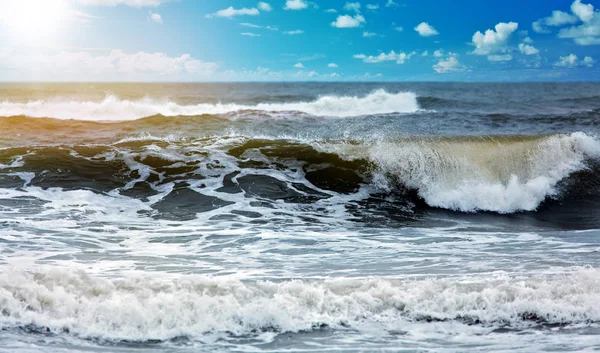 ビーチの海の波 — ストック写真