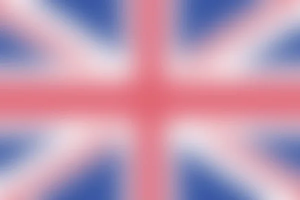Abstrakte Unschärfe Britischer Flagge Hintergrund — Stockfoto