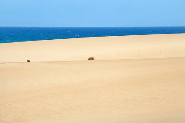 Dunas Areia Corralejo Fuerteventura — Fotografia de Stock