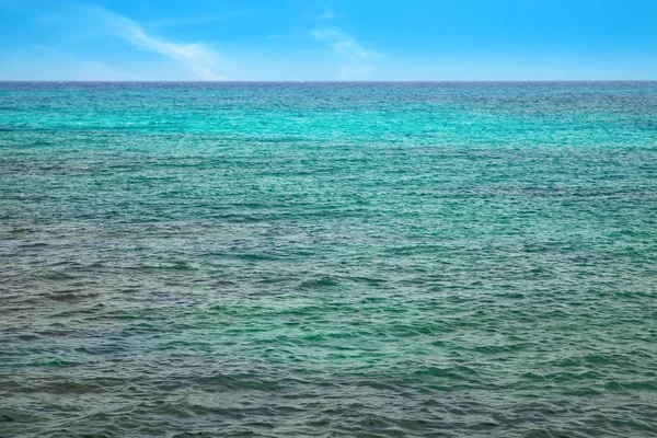Havet Med Klarblå Himmel — Stockfoto