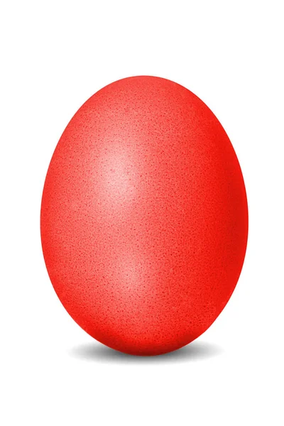 Uovo di Pasqua rosso — Foto Stock