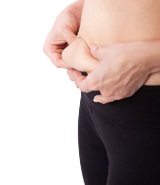 Şişko göbek kadınla