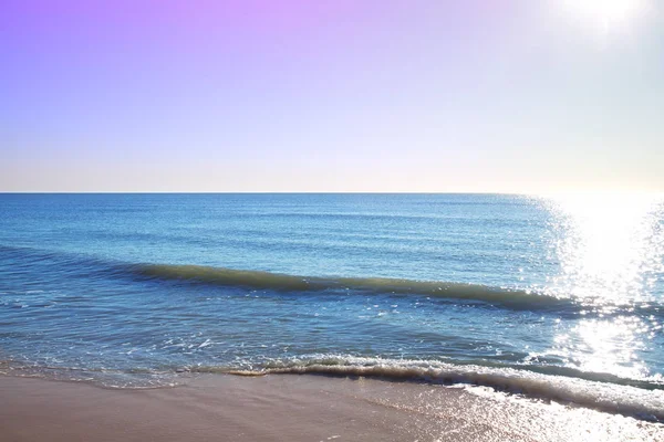 Pôr do sol no mar — Fotografia de Stock