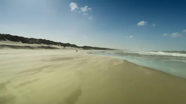 Praia Mar Norte Dinamarquês — Fotografia de Stock