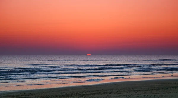 Belo Pôr Sol Sobre Oceano — Fotografia de Stock