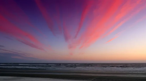 Belo Pôr Sol Sobre Oceano — Fotografia de Stock