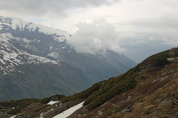 大格洛克纳山高山路 大格洛克纳山 Hochalpenstrasse 高山风景 奥地利 — 图库照片