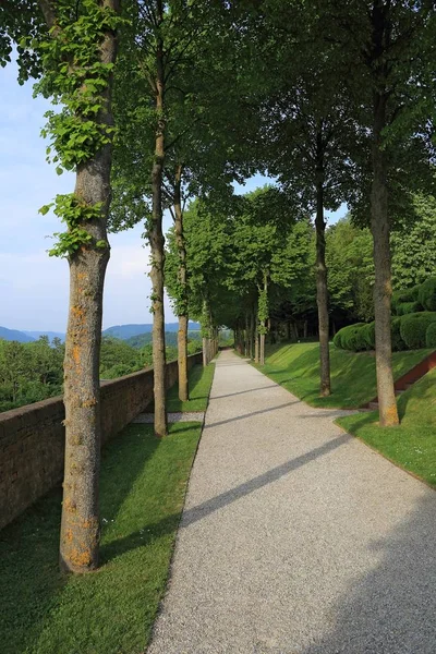 Stiftsgarten Melk Berühmtes Benediktinerkloster Österreich — Stockfoto