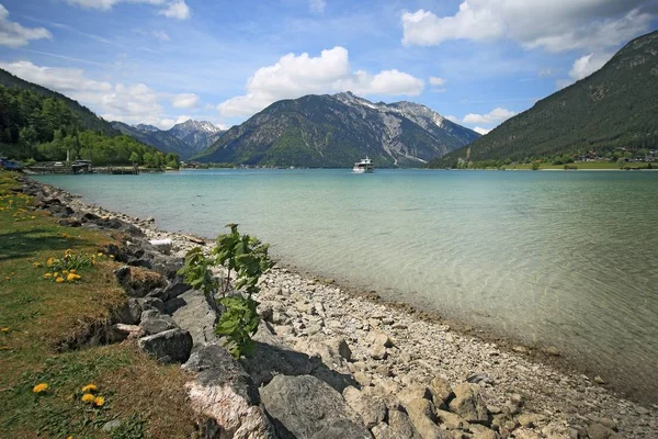 Jeziora Achensee Górach Tyrolu Austria — Zdjęcie stockowe