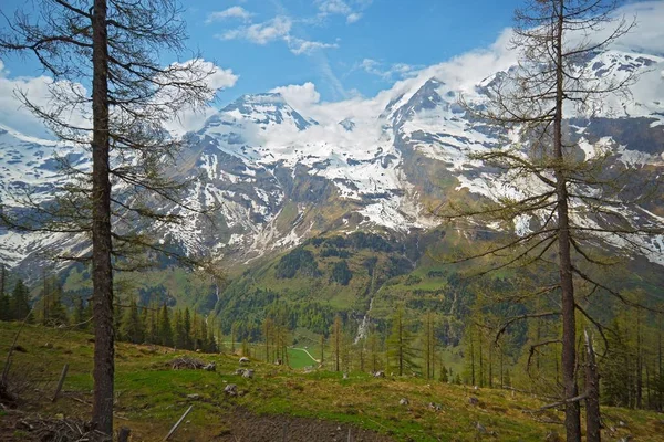 大格洛克纳山高山路 大格洛克纳山 Hochalpenstrasse 高山风景 奥地利 — 图库照片